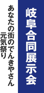 岐阜合同展示会 あなたの街のでんきやさん 元気祭り