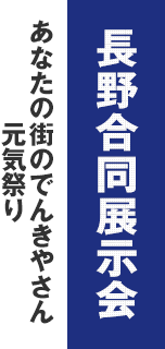 長野合同展示会 あなたの街のでんきやさん
元気祭り